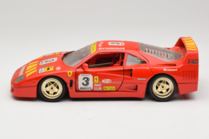 Ferrari F40 #3 Pirelli レッド 1987 Bburago 1:18 3332-P4 メタル - 画像 4/8