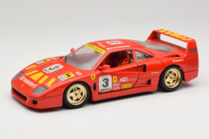 Ferrari F40 #3 Pirelli レッド 1987 Bburago 1:18 3332-P4 メタル