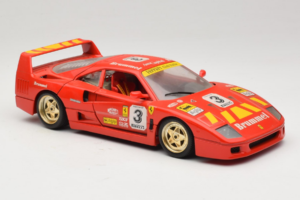 Ferrari F40 #3 Pirelli レッド 1987 Bburago 1:18 3332-P4 メタル - 画像 6/8