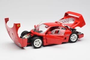 Ferrari F40 レッド Hot Wheels 1:18 23911 メタル - 画像 2/8