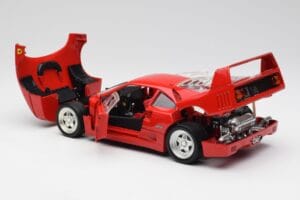 Ferrari F40 レッド Hot Wheels 1:18 23911 メタル - 画像 5/8