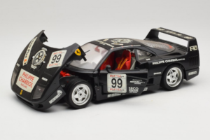 Ferrari F40 Seco #99 Lesseps / Charriol / Balandras ブラック Bburago 1:18 3032-B3 メタル - 画像 2/8