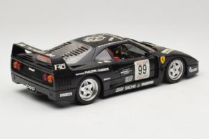 Ferrari F40 Seco #99 Lesseps / Charriol / Balandras ブラック Bburago 1:18 3032-B3 メタル - 画像 3/8