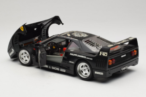 Ferrari F40 Seco #99 Lesseps / Charriol / Balandras ブラック Bburago 1:18 3032-B3 メタル - 画像 5/8