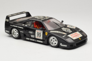 Ferrari F40 Seco #99 Lesseps / Charriol / Balandras ブラック Bburago 1:18 3032-B3 メタル - 画像 6/8