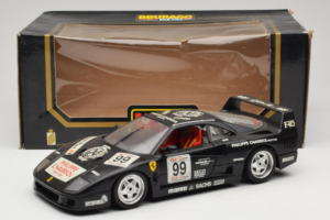 Ferrari F40 Seco #99 Lesseps / Charriol / Balandras ブラック Bburago 1:18 3032-B3 メタル - 画像 8/8