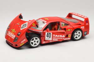 Ferrari F40 #40 T. Ohta / A. Reid Taisan レッド 1987 Bburago 1:18 3022-T1 メタル - 画像 2/8
