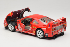Ferrari F40 #40 T. Ohta / A. Reid Taisan レッド 1987 Bburago 1:18 3022-T1 メタル - 画像 5/8