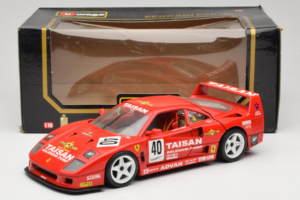 Ferrari F40 #40 T. Ohta / A. Reid Taisan レッド 1987 Bburago 1:18 3022-T1 メタル - 画像 8/8