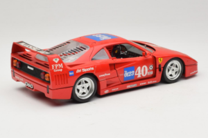 Ferrari F40 #40 the0123 レッド 1987 Bburago 1:18 3332-P5 メタル - 画像 3/8