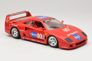 Ferrari F40 #40 the0123 レッド 1987 Bburago 1:18 3332-P5 メタル - 画像 6/8