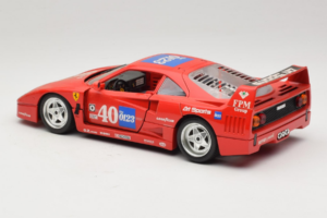 Ferrari F40 #40 the0123 レッド 1987 Bburago 1:18 3332-P5 メタル - 画像 7/8