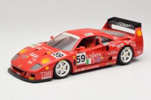 Ferrari F40 LM Unisys #59 Ota / P. Nappi / R. Donovan 24 Hours of Le Mans 1996 Bburago 1:18 3032-U1 メタル