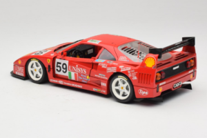 Ferrari F40 LM Unisys #59 Ota / P. Nappi / R. Donovan 24 Hours of Le Mans 1996 Bburago 1:18 3032-U1 メタル - 画像 7/8