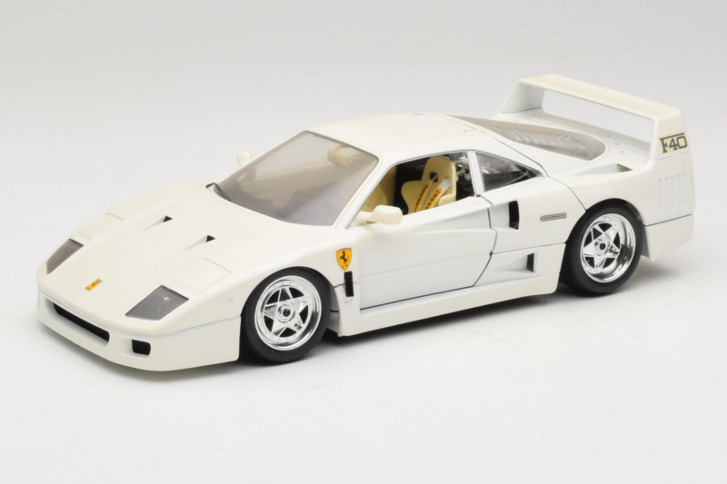 Ferrari F40 ホワイト Bburago 1:18 3332-W4 メタル