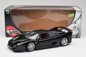 Ferrari F50 ブラック Hot Wheels 1:18 23910 メタル - 画像 8/8