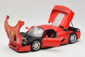Ferrari F50 Braccio & Gotz M. Schumacher サイン入りエディション Bburago 1:18 MS メタル - 画像 2/8