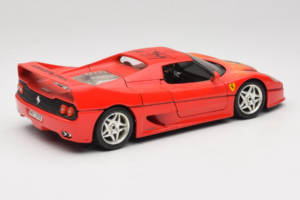 Ferrari F50 Braccio & Gotz M. Schumacher サイン入りエディション Bburago 1:18 MS メタル - 画像 3/8