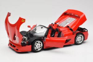 Ferrari F50 カブリオレ レッド Bburago 1:18 3352 メタル - 画像 2/8
