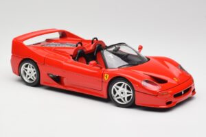 Ferrari F50 カブリオレ レッド Bburago 1:18 3352 メタル - 画像 6/8