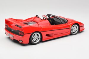 Ferrari F50 カブリオレ レッド Maisto 1:18 50246 メタル - 画像 3/8