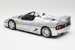 Ferrari F50 カブリオレ シルバー Bburago 1:18 3372 メタル - 画像 7/8