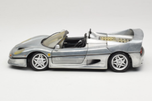Ferrari F50 カブリオレ Chrome Silver 限定版 Hot Wheels 1:18 25741 メタル - 画像 4/8