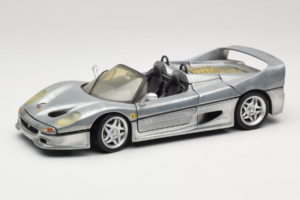 Ferrari F50 カブリオレ Chrome Silver 限定版 Hot Wheels 1:18 25741 メタル