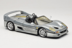 Ferrari F50 カブリオレ Chrome Silver 限定版 Hot Wheels 1:18 25741 メタル - 画像 6/8