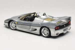 Ferrari F50 カブリオレ Chrome Silver 限定版 Hot Wheels 1:18 25741 メタル - 画像 7/8