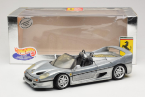 Ferrari F50 カブリオレ Chrome Silver 限定版 Hot Wheels 1:18 25741 メタル - 画像 8/8