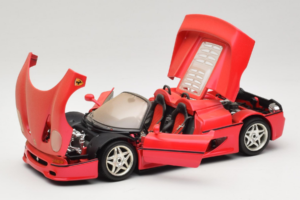 Ferrari F50 カブリオレ Monza Red Standox Bburago 1:18 ST01 メタル - 画像 2/8
