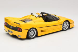 Ferrari F50 カブリオレ Shell イエロー Maisto 1:18 3076-Y2 メタル - 画像 3/8