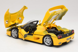 Ferrari F50 カブリオレ Shell イエロー Maisto 1:18 3076-Y2 メタル - 画像 5/8