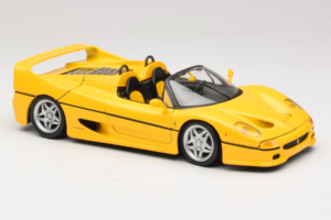 Ferrari F50 カブリオレ Shell イエロー Maisto 1:18 3076-Y2 メタル - 画像 6/8