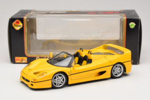 Ferrari F50 カブリオレ Shell イエロー Maisto 1:18 3076-Y2 メタル - 画像 8/8