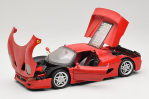 Ferrari F50 クーペ Shell レッド Maisto 1:18 3076-R1 メタル - 画像 2/8