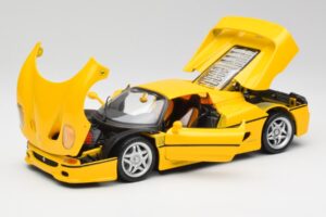 Ferrari F50 Giallo Modena Maisto 1:18 F50001 メタル - 画像 2/8