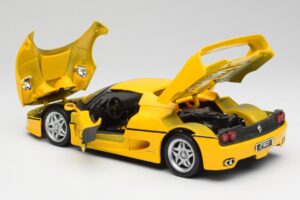 Ferrari F50 Giallo Modena Maisto 1:18 F50001 メタル - 画像 5/8