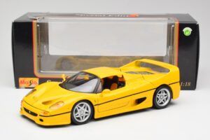 Ferrari F50 Giallo Modena Maisto 1:18 F50001 メタル - 画像 8/8