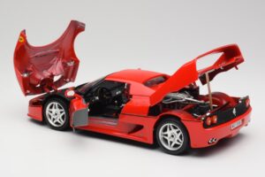 Ferrari F50 ハードトップ レッド Bburago 1:18 3362 メタル - 画像 5/8