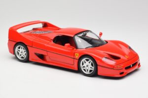Ferrari F50 ハードトップ レッド Bburago 1:18 3362 メタル - 画像 6/8