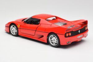 Ferrari F50 ハードトップ レッド Bburago 1:18 3362 メタル - 画像 7/8