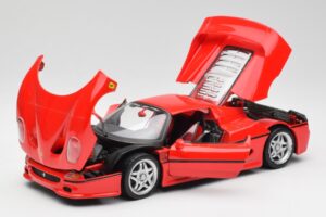 Ferrari F50 レッド Maisto 1:18 50262 メタル - 画像 2/8