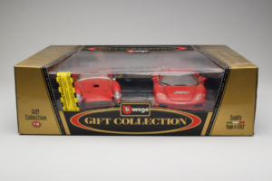 Ferrari Gift Set 250 Testa Rossa & 360 Modena Challenge レッド Bburago 1:18 GC001 メタル - 画像 2/2