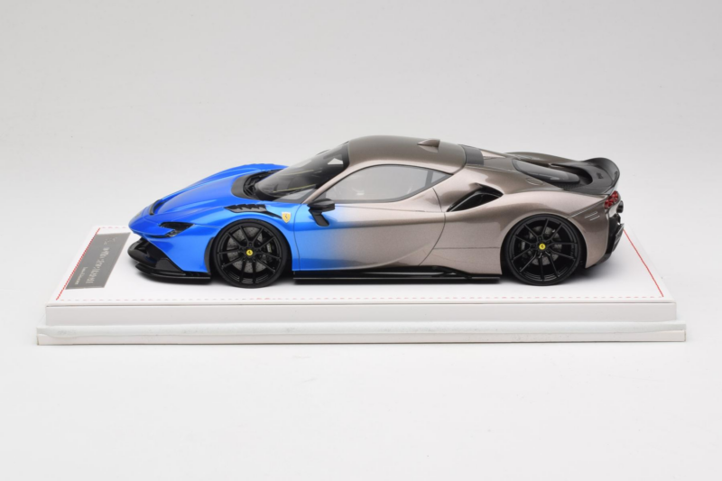 Ferrari SF90 Novitec Blue Grey Metallic IVY Merit 1:18 REMC029 レジン