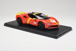 Ferrari SF90 Stradale #50 24 Hours of Le Mans 2024 Bburago 1:18 18-16035 メタル - 画像 6/9