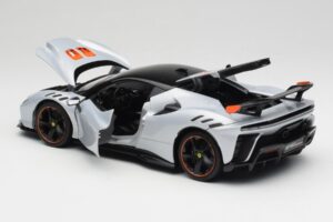 Ferrari SF90 XX Stradale Arctic White Bburago 1:18 18-16020W メタル - 画像 5/8