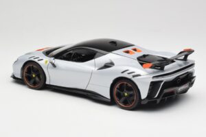 Ferrari SF90 XX Stradale Arctic White Bburago 1:18 18-16020W メタル - 画像 7/8