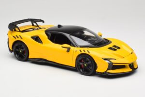 Ferrari SF90 XX Stradale Giallo Modena Bburago 1:18 18-16020Y メタル - 画像 6/8